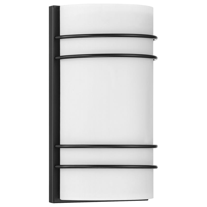 2 Light LED Wall Sconce, 1600 Lumens, 20W, Matte Black Finish, 120V, Cassi Collection