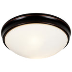 LED Flush Mount Ceiling Light, 120W, 120V, Oil Rubbed Bronze Finish, Atom Collection