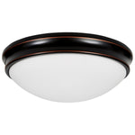 Flush Mount, Oil Rubbed Bronze Finish, 120V