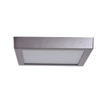 LED Flush Mount Ceiling Light, 1280 Lumens, 16W, 3000K, 120V, Bronze Finish, Strike 2.0 SQ Collection