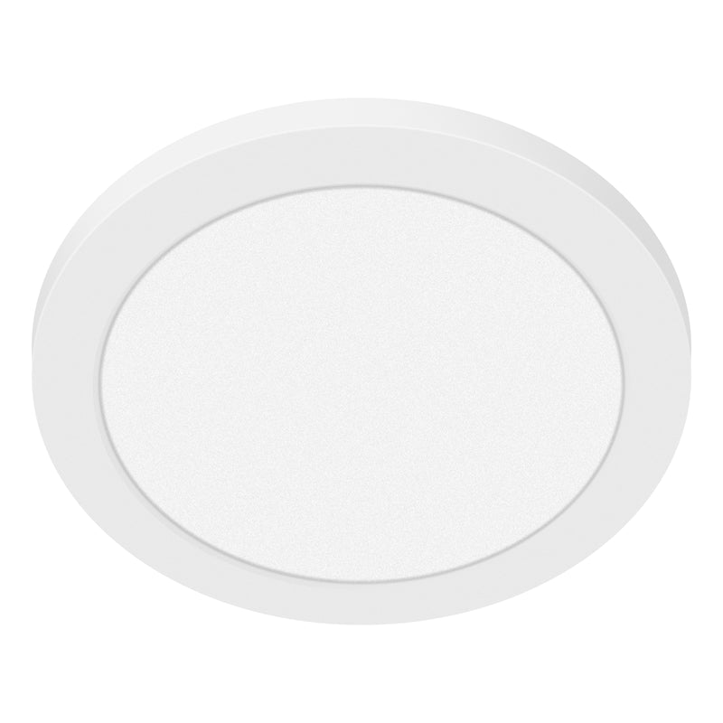 LED Flush Mount Ceiling Light, 1920 Lumens, 24W, 3000K, 120V, White Finish, ModPLUS Collection