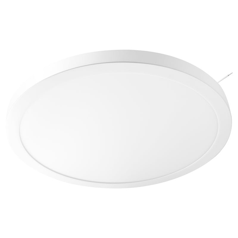 16" LED Flush Mount Ceiling Light, 3300 Lumens, 60W, 120V, White, Mod PLUS Collection