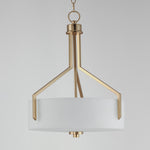 Dart 3-Light Pendant, Satin Brass or Satin Nickel