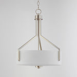 Dart 3-Light Pendant, Satin Brass or Satin Nickel