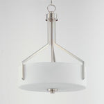 Dart 3-Light Pendant, Satin Brass or Satin Nickel