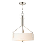 Dart 3-Light Pendant, Satin Brass or Satin Nickel