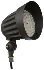 LED Bullet Flood Light, 3200 Lumen Max, Wattage and CCT Selectable, Integrated Photocell, 25 or 45 Degree, 120-277V