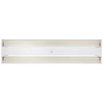 Foldable 4 Foot Linear High Bay, 29,700 Lumens, 180W/200W/220W Selectable, 5000K, 0-10V Dimmable, 120-277V, White Finish