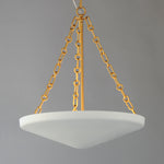 Artemis 4-Light Pendant, Natural Aged Brass