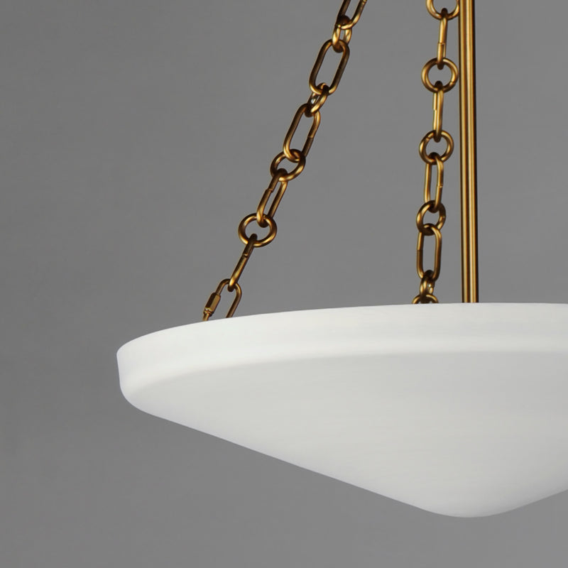 Artemis 4-Light Pendant, Natural Aged Brass