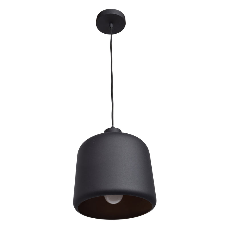 LED Pendant Light, 60W, 120V, Matte Black Finish, Forge Collection