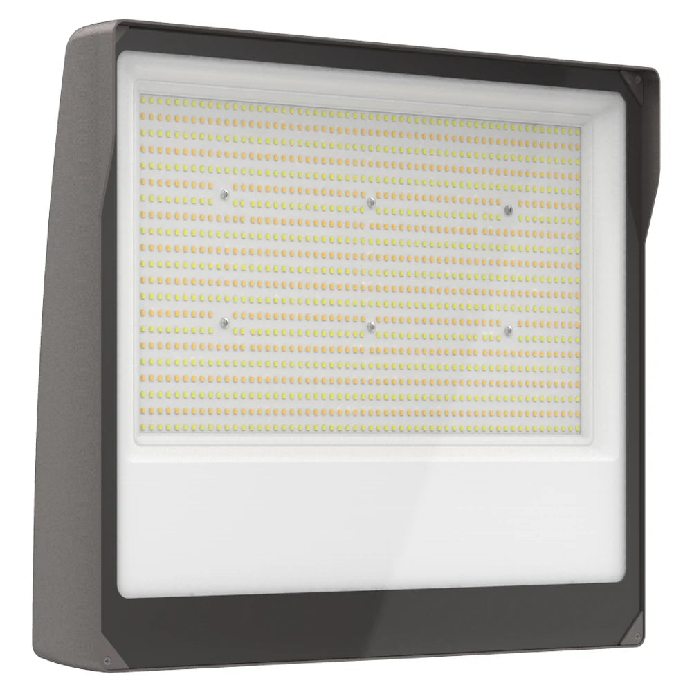 LED Flood Light With Photocell, 67,050 Lumen Max, Wattage and CCT Selectable, Slip Fitter, 120-277V