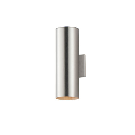 5" Cylinder Up/Down Light, 480 Lumens, 80 Watt, 120 Volts, Brushed Aluminum or Black Finish