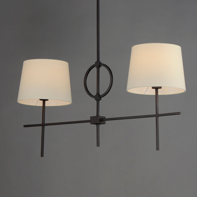 Paoli 2-Light Pendant, Charcoal Bronze