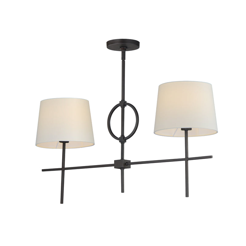 Paoli 2-Light Pendant, Charcoal Bronze