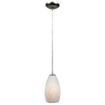 LED Pendant Light, 100W, 120V, Brushed Steel Finish, Champagne Collection