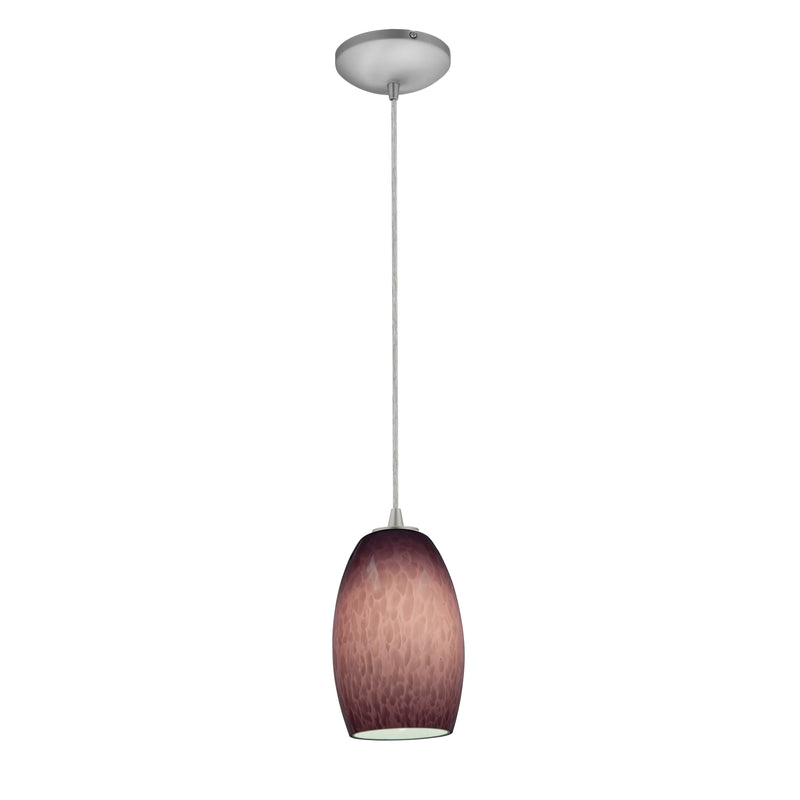 LED Pendant Light, 100W, 120V, Brushed Steel Finish, Chianti Collection