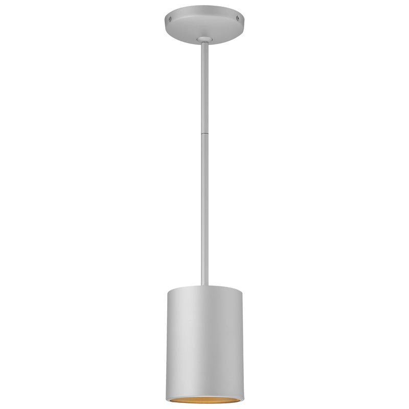 LED Pendant Cylinder Light, 800 Lumens, 10W, 3000K, 120V, Matte Black, Matte White, or Satin Finish, Pilson Collection