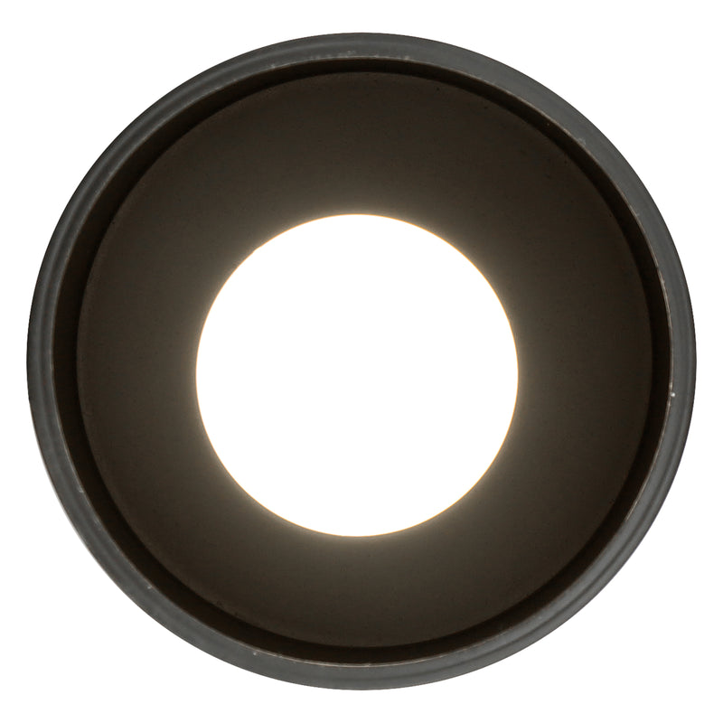 10.5" LED Cylinder Pendant Light, 800 Lumens, 10W, 3000K, 120V, Matte Black, Pilson Collection