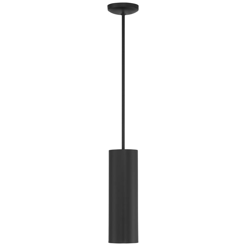 14.5" LED Pendant Light, 800 Lumens, 10W, 3000K, 120V, Matte Black, Pilson Collection