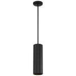 14.5" LED Pendant Light, 800 Lumens, 10W, 3000K, 120V, Matte Black, Pilson Collection