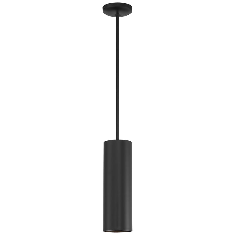 14.5" LED Pendant Light, 800 Lumens, 10W, 3000K, 120V, Matte Black, Pilson Collection