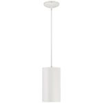 LED Pendant Light, Matte White Finish, 60W, 120V, Pilson XL Collection