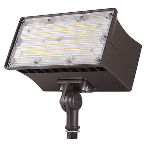 LED Flood Light, 45W, 6750 Lumens, 4000K or 5000K, 120-277V, Dark Bronze Finish