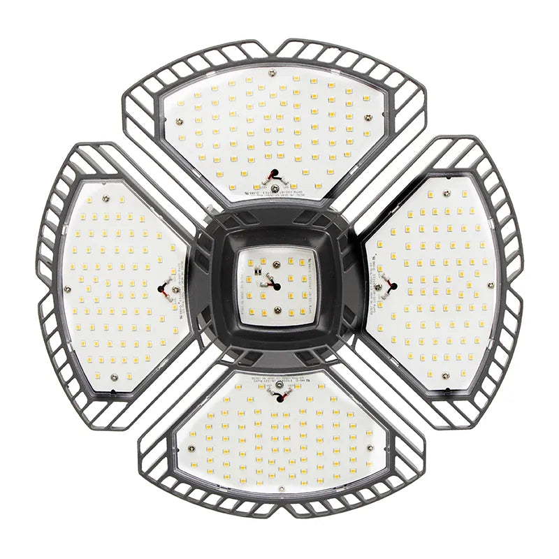 LED UFO High Bay Lamp, 18,000 Lumens, 150 Watt, 120-277V, 5000K, Black Finish