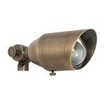 LANDSCAPE UPLIGHT 5W, 12V AC/DC, IP67, 400LM, 3000K, 90°~10° ADJ, Antique BRONZE or Bronzed BRASS