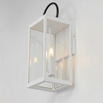 Nassau VX 1-Light Large Outdoor Wall Lantern, Black or White / Black