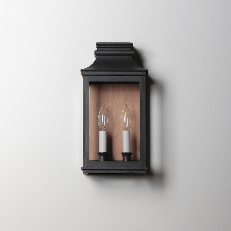 Savannah VX 2-Light Outdoor Sconce, Antique Copper / Black Oxide or Black Oxide