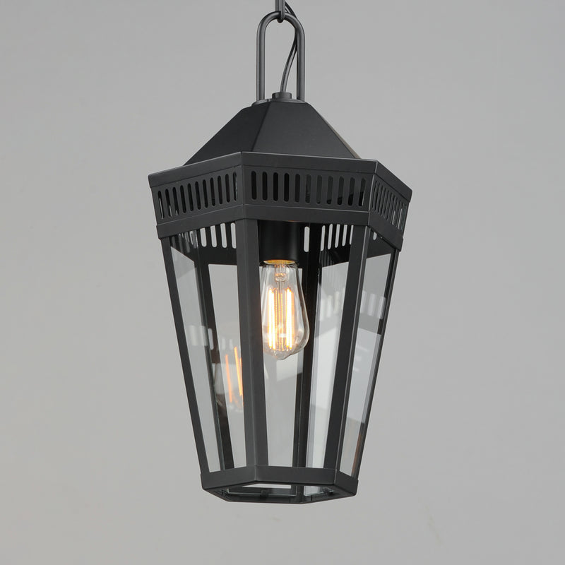 Oxford Outdoor 1-Light Pendant, Black