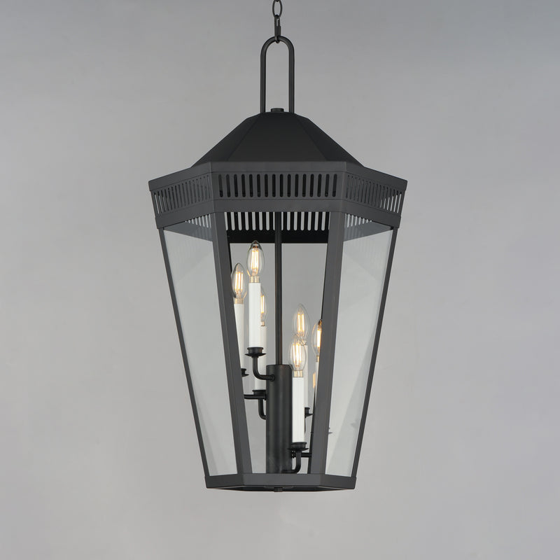 Oxford Outdoor 6-Light Pendant, Black