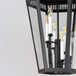 Oxford Outdoor 6-Light Pendant, Black