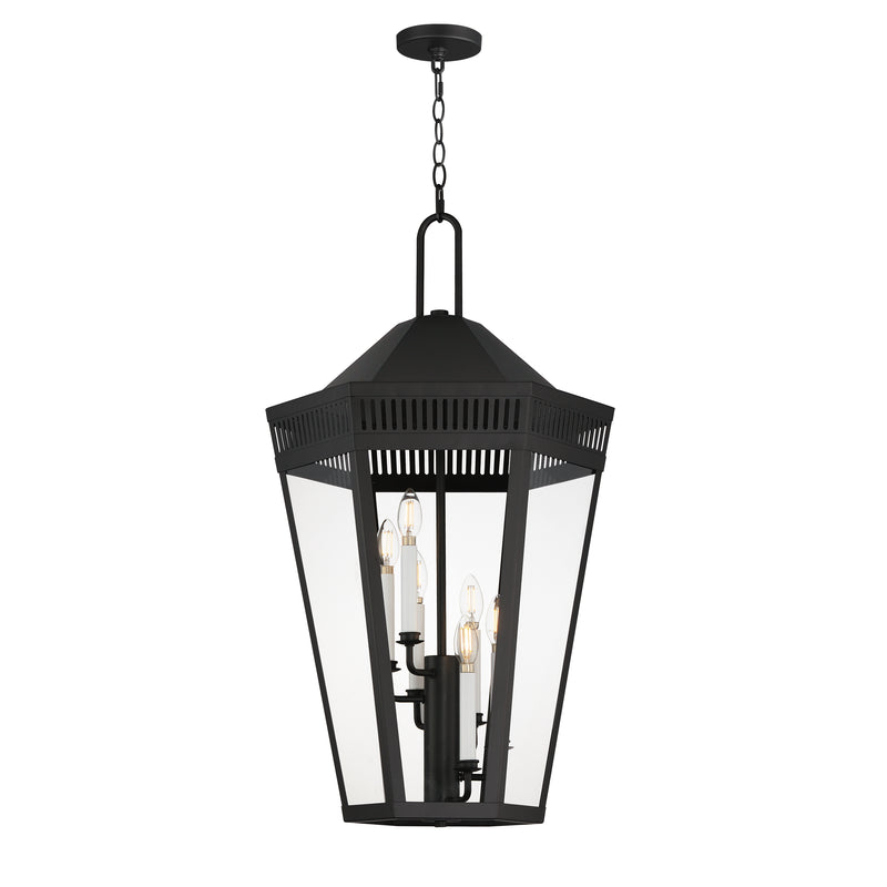 Oxford Outdoor 6-Light Pendant, Black