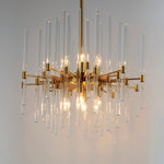 24" Divine 8-Light Pendant, 480W, 120V,  Polished Nickel or Heritage Finish