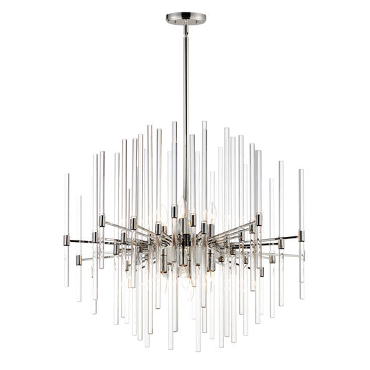 29" Divine 8-Light Pendant, 480W, 120V,  Polished Nickel or Heritage Finish