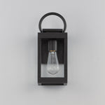 Nassau VX 1-Light Outdoor Wall Lantern, Black or White / Black