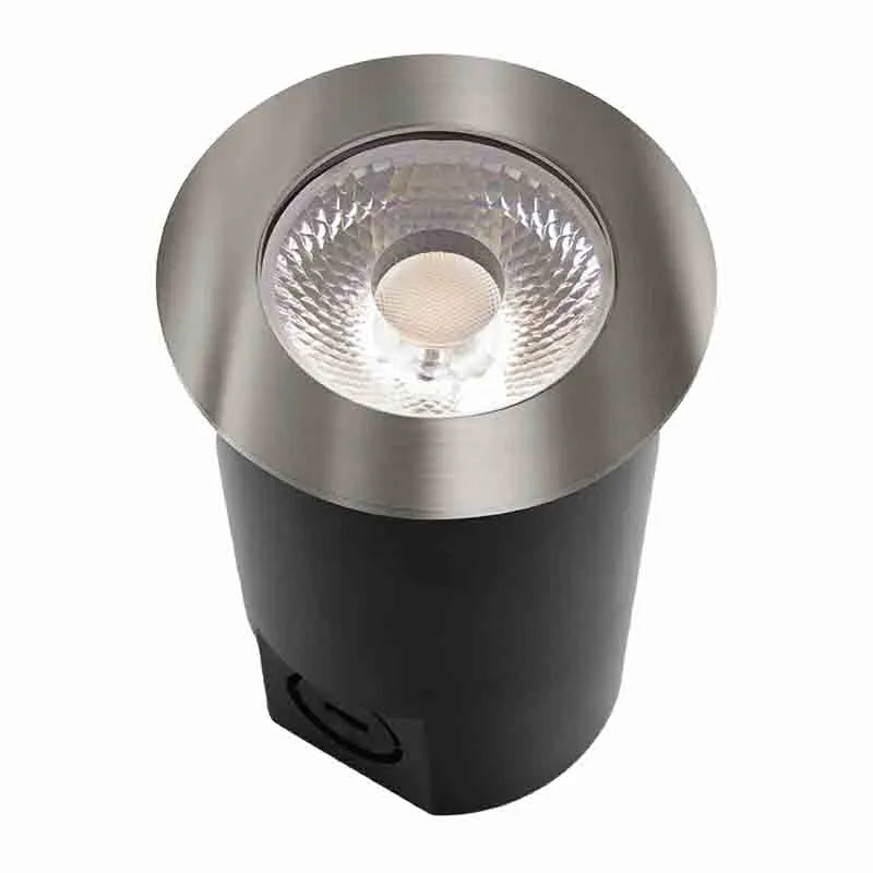 3W INTEGRATED LED INGROUND LIGHT, 3000K, 12-24V, BRUSHED NICKEL