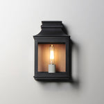 Savannah VX Small Outdoor Sconce, Antique Copper / Black Oxide or Black Oxide