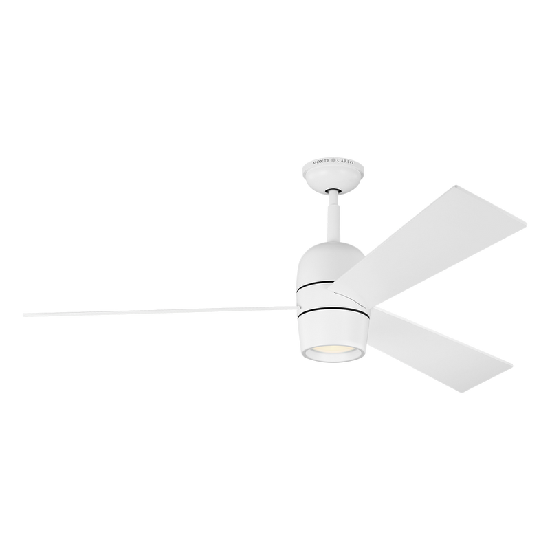 Alba 60" Ceiling Fan, 6 Speeds, Midnight Black or Matte White