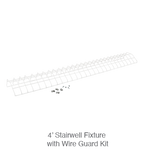 4 Foot LED Stairwell Light, 5400 Lumens, 30W/35W/45W Selectable, 120-277V, CCT Selectable 3500K/4000K/5000K