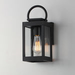 Nassau VX 1-Light Outdoor Wall Lantern, Black or White / Black