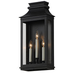 Savannah VX 3-Light Outdoor Sconce, Antique Copper / Black Oxide or Black Oxide