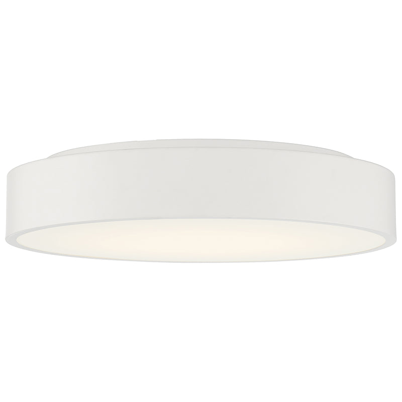 LED Flush Mount Ceiling Light, 4000 Lumens, 40W, 3000K, 120V, White, Como Collection