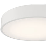 LED Flush Mount Ceiling Light, 4000 Lumens, 40W, 3000K, 120V, White, Como Collection