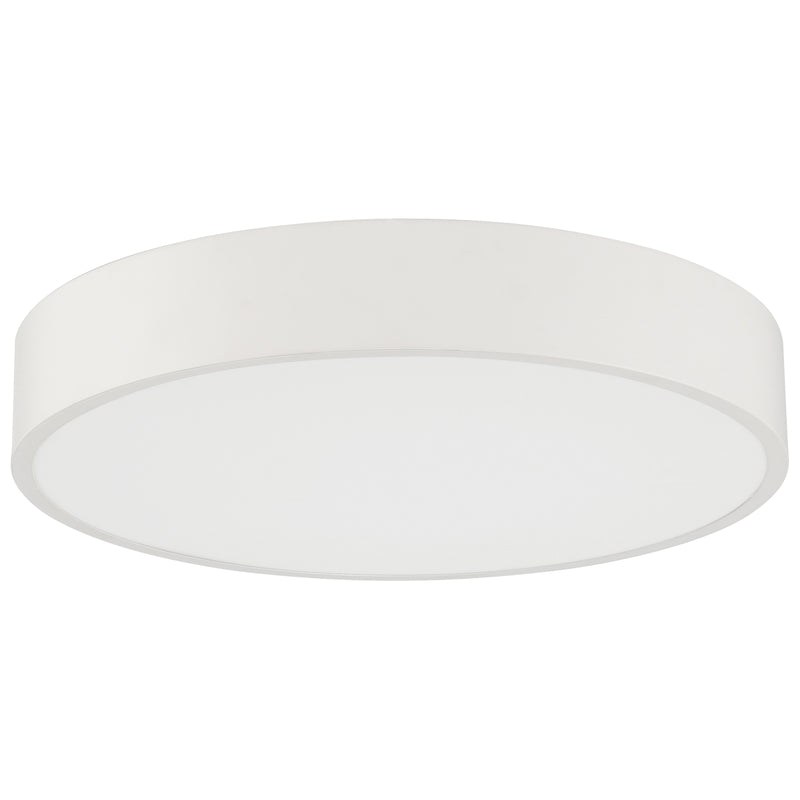 LED Flush Mount Ceiling Light, 4000 Lumens, 40W, 3000K, 120V, White, Como Collection