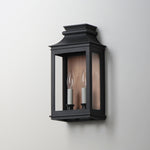 Savannah VX 2-Light Outdoor Sconce, Antique Copper / Black Oxide or Black Oxide