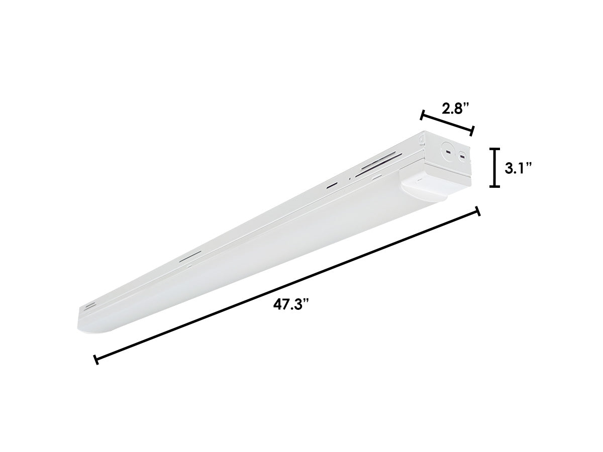 Blade G4 4FT LED Strip Light Fixture, 6000 Lumen Max, Wattage and CCT Selectable, 120-277V